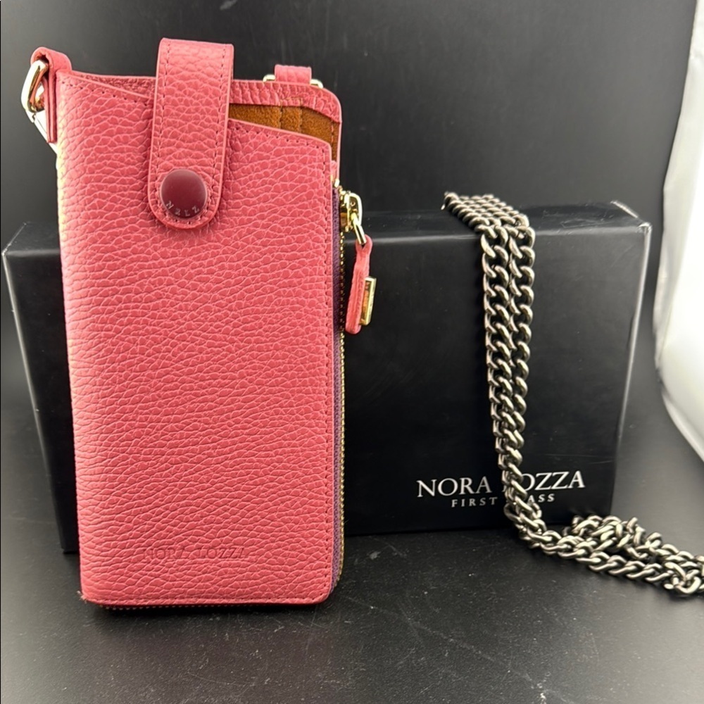 Nora Liza Leather Crossbody Bag